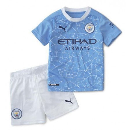 Billiga Fotbollströjor Manchester City Barn Hemma tröja 2020/21 Kortärmad